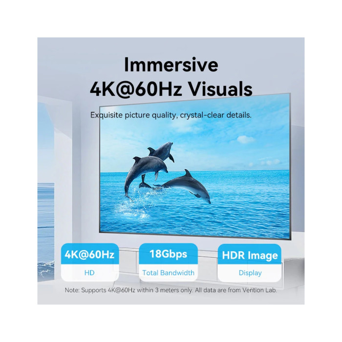 Кабель мультимедійний HDMI M to HDMI M 20.0m 1080p60Hz black Vention (AACBQ)