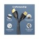 Кабель мультимедійний HDMI M to HDMI M 1.0m 4K60Hz black Vention (AAIBF)