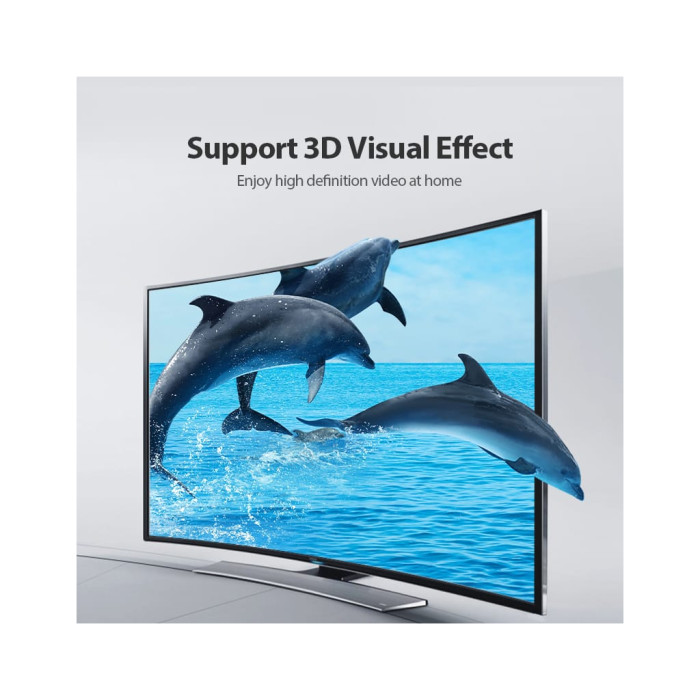 Кабель мультимедійний HDMI M to HDMI M 3.0m 4K60Hz black Vention (AAIBI)