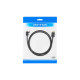 Кабель мультимедійний HDMI M to HDMI M 2.0m V2.0 4K60Hz 90° corner PVC black Vention (AAQBH)