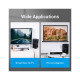 Кабель мультимедійний HDMI M to HDMI M 1.0m 8K60Hz cotton braided black Vention (AAUBF)