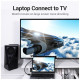 Кабель мультимедійний HDMI M to HDMI M 1.0m 8K60Hz cotton braided black Vention (AAUBF)