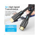 Кабель мультимедійний HDMI M to HDMI M 1.0m 8K60Hz cotton braided black Vention (AAUBF)