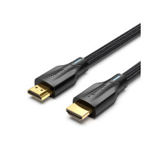 Кабель мультимедійний HDMI M to HDMI M 3.0m 8K60Hz cotton braided black Vention (AAUBI)