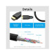 Кабель мультимедійний HDMI M to HDMI M 5.0m 8K60Hz cotton braided black Vention (AAUBJ)