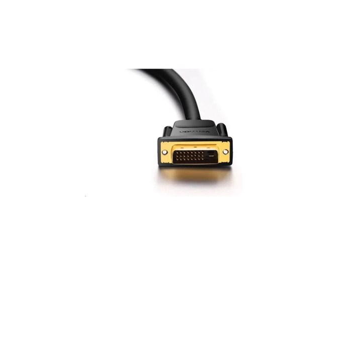 Кабель мультимедійний HDMI M to DVI M 1.0m 4K60Hz black Vention (ABFBF)