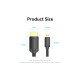 Кабель мультимедійний HDMI M to HDMI micro M 1.5m V2.0 4K 60Hz 18Gbps HDR Dolby Vention (AGIBG)