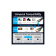 Кабель мультимедійний HDMI M to HDMI micro M 1.0m V2.0 8K 60Hz green Vention (AGKGF)