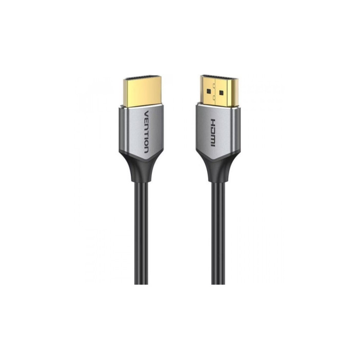 Кабель мультимедійний HDMI M to HDMI M 1.0m V2.0 4K60Hz PVC gray Vention (ALEHF)