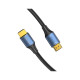Кабель мультимедійний HDMI M to HDMI M 2.0m 8K60Hz cotton braided blue Vention (ALGLH)
