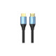 Кабель мультимедійний HDMI M to HDMI M 1.5m V2.0 4K60Hz aluminum alloy blue Vention (ALHSG)
