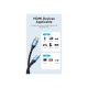 Кабель мультимедійний HDMI M to HDMI M 2.0m V2.0 4K60Hz blue Vention (ALHSH)