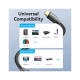 Кабель мультимедійний HDMI M to HDMI M 1.5m 4K60Hz cotton braided black Vention (ALLBG)