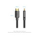 Кабель мультимедійний HDMI M to HDMI M 1.5m 4K60Hz cotton braided black Vention (ALLBG)