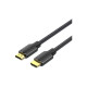 Кабель мультимедійний HDMI M to HDMI M 10.0m 4K30Hz cotton braided black Vention (ALLBL)