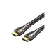 Кабель мультимедійний HDMI M to HDMI M 15.0m V2.0 4K60Hz braided zinc alloy black Vention (ALMBN)