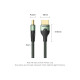 Кабель мультимедійний HDMI M to HDMI M 1.0m 8K60Hz ultra thin cotton braided green Vention (ALOGF)