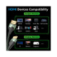 Кабель мультимедійний HDMI M to HDMI M 1.5m 8K60Hz ultra thin cotton braided green Vention (ALOGG)