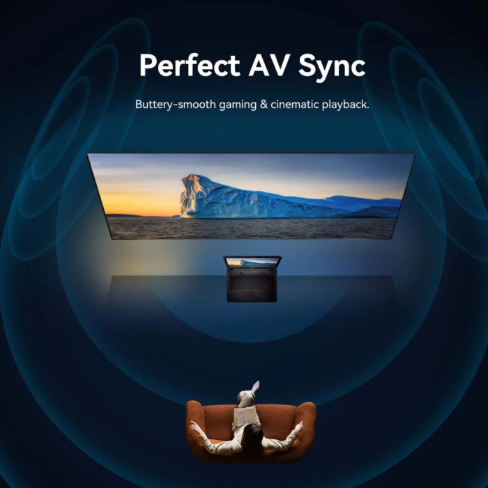 Кабель мультимедійний HDMI M to HDMI M 60.0m 4K60Hz fiber optic black Vention (ALSBAE)