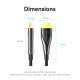 Кабель мультимедійний HDMI M to HDMI M 30.0m 4K60Hz fiber optic black Vention (ALSBT)