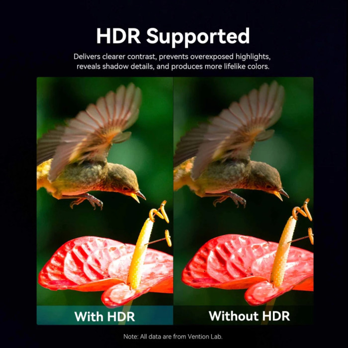 Кабель мультимедійний HDMI M to HDMI M 35.0m 4K60Hz fiber optic black Vention (ALSBU)