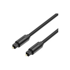 Кабель мультимедійний Optical Toslink 1.0m black Vention (BAEBF)