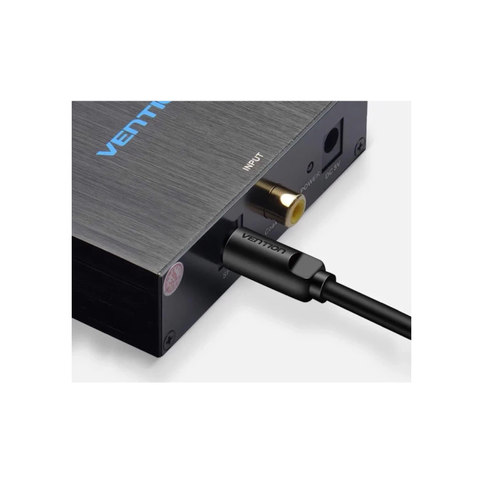 Кабель мультимедійний Optical Toslink 3.0m black Vention (BAEBI)