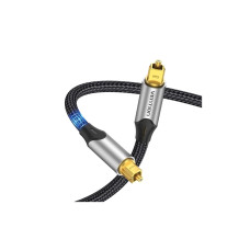 Кабель мультимедійний Optical Toslink 1.5m 5.1ch gray Vention (BAVHG)