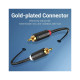 Кабель мультимедійний 2xRCA M to 2xRCA M 1.5m black Vention (BCMBG)