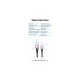 Дата кабель USB 2.0 AM to USB-C 1.5m 3A cotton braided aluminum purple Vention (CODVG)
