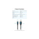 Дата кабель USB 2.0 AM to USB-C 1.5m 3A black Vention (COKBG)