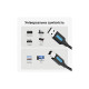 Кабель для принтера USB 2.0 AM/BM 10.0m ferrite black Vention (COQBL)