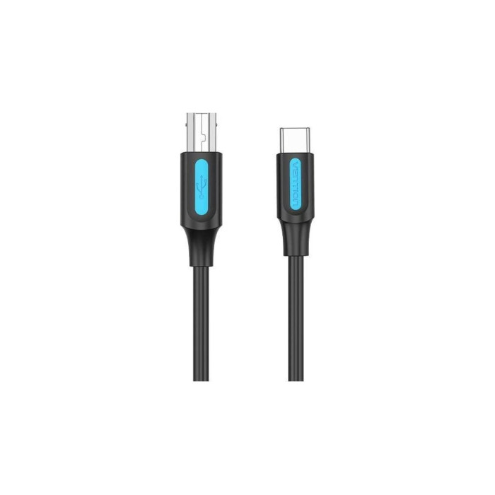 Кабель для принтера USB-C 2.0 to BM 2.0m 2.4А 480Mbps Vention (CQUBH)