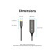 Кабель мультимедійний USB-C to DisplayPort M 0.25m 8K black Vention (CRGBC)