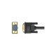 Кабель мультимедійний VGA M to VGA M 25.0m ferrite black Vention (DAEBS)
