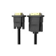 Кабель мультимедійний DVI M to VGA M 1.5m 24+1pin black Vention (EABBG)