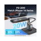 Зарядний пристрій Vention USB-C PD20W GaN gray (FEVH0-EU)