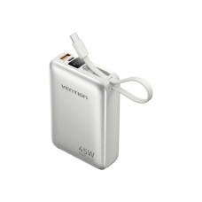 Батарея універсальна Vention 20000mAh 45W PD/3.1, with Built-in USB-C cable, Beige (FHGN0)