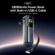 Батарея універсальна Vention 20000 mAh 165W Gray TFT Display Type (FKFH0)