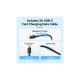Зарядний пристрій Vention 1xUSB-C PD20W + cable USB-C to Lightning black (G17B0-EU)