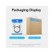 Кабель мультимедійний DisplayPort M to DisplayPort M 1.0m 4K60Hz black Vention (HAKBF)