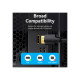 Кабель мультимедійний DisplayPort M to DisplayPort M 1.5m V1.2 4K 60Hz 3D Dolby 7.1 Vention (HAKBG)