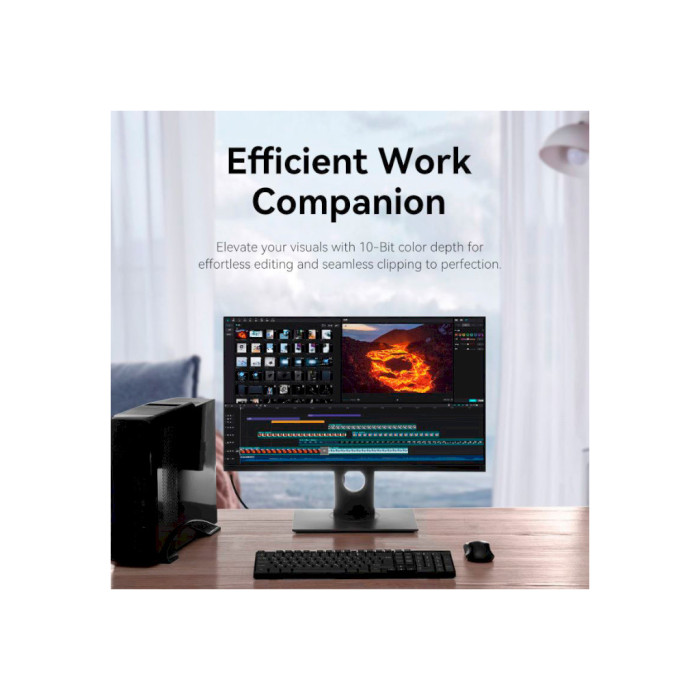 Кабель мультимедійний DisplayPort M to DisplayPort M 1.5m V1.2 4K 60Hz 3D Dolby 7.1 Vention (HAKBG)