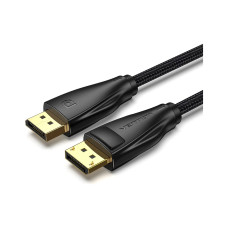 Кабель мультимедійний DisplayPort M to DisplayPort M 1.5m 8K60Hz black Vention (HCCBG)