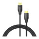 Кабель мультимедійний DisplayPort M to DisplayPort M 1.5m 8K60Hz black Vention (HCCBG)