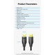 Кабель мультимедійний DisplayPort M to DisplayPort M 1.5m 8K60Hz black Vention (HCCBG)