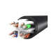 Патч-корд 30м, UTP cat 6 RJ-45 black Vention (IBEBT)