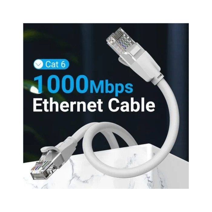 Патч-корд 3м, UTP cat 6 RJ-45 gray Vention (IBEHI)
