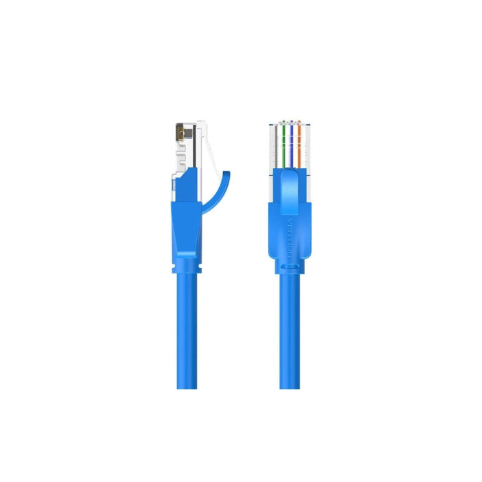 Патч-корд 0.5м, UTP cat 6 RJ-45 blue Vention (IBELD)
