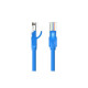 Патч-корд 0.5м, UTP cat 6 RJ-45 blue Vention (IBELD)